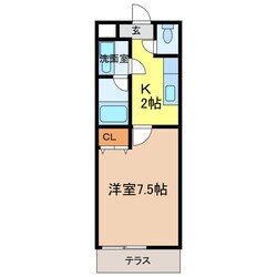 ポプラーレ狭山の物件間取画像